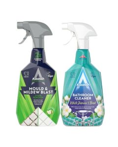 Astonish Bathroom Cleaner 750 ml + Mould Blast Stain Remover 750 ml