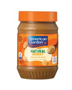 American Garden Natural Honey Peanut Butter Spread- 454gms