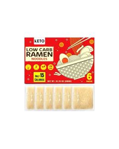 Keto Noodles Low Calorie Noodle 6 Packs Healthy Keto Ramen Noodle Low Carb Gluten Free 53 OzPack Shirataki Noodles makes healthy meals