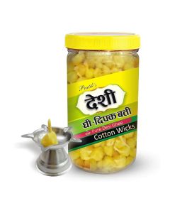 DESi GHEE Mix Cotton Puja Batti GHEE Cotton Wick Appx 100