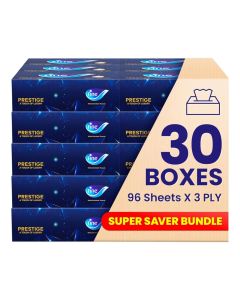 Facial Tissue 96 Sheets 3 Ply Pack of 30