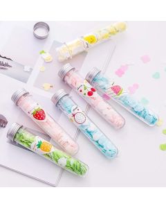 PARABRAHMA Pack of 6 Designer Paper Soap Tube Shape Bottle Paper Soap Clean Soft Bath For Travel For Personal Hand Washing Disposable Confetti Cleaning 6 Pcs