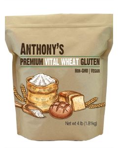 Vital Wheat Gluten By Anthony's (1.8kg), High In Protein (1.8kg)