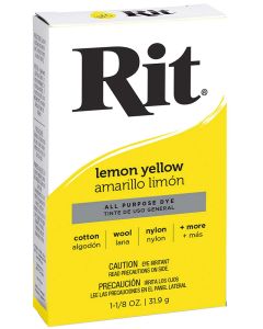 Rit AllPurpose Powder Dye Lemon Yellow