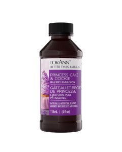 Lorann Oils Princess Cake and Cookie Bakery Emulsion Regal Flavor Blend Perfect for Enhancing Sweet Cakelike Undertones in Baked Goods GlutenFree KetoFriendly Unique Flavor Blend Essential