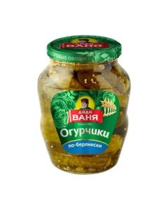 Uncle Vanya Berlin Style Pickled Cucumbers Jar 680Gm