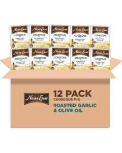 Near East Couscous Mix, Roasted Garlic & Olive Oil, 5.8 Oz, Pack of 12