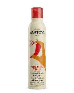Mantova Organic Extra Virgin Olive Oil with Chilli Flavor 200ml.