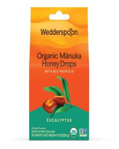 Wedderspoon Organic Organic ManUKa Honey Drops, EUcalyptUS 4 Oz (Pack Of 1)