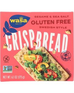 Wasa Gluten Free Sesame & Sea Salt Crispbread - 6.1 Oz
