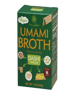 Muso From Japan Umami Broth Dashi Powder, Vegan, 1.4oz (Pack of 1)