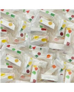 Jujube Nougat Candy 30 Count 11Ounce Pack Classic Treat with Fruit Jelly Pieces Individually Wrapped Chewy Candy for Buffets Gifting Snacking