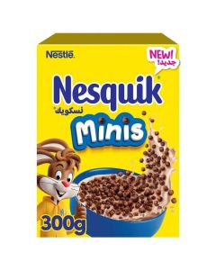 Nestle Nesquik Minis Breakfast Cereal with 7 Vitamins and Minerals- 300gms