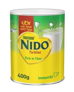 Fortified Powder Milk Rich in Fiber Tin