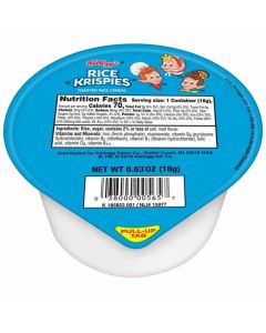 Kelloggs Rice Krispies Breakfast Cereal Cups Kids Snacks Family Breakfast Original 96 Cups