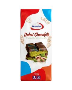 Beverley Dubai Viral Kunafa Milk Chocolate With Pistachio And Kunafa- 100gms