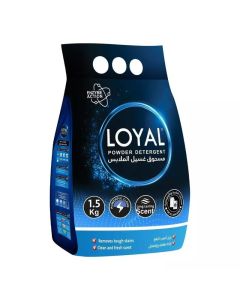 Loyal Powder Detergent with Long-Lasting Scent and Enzyme Action- 1.5Kg
