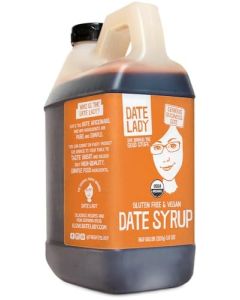 Date Lady Bulk Organic Date Syrup 58 lb 100 Dates Vegan Paleo Glutenfree Kosher Also Known As Silan Date Honey Date Nectar No Preservatives Or Added Ingredients Just Date Syrup