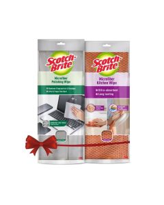Scotch Brite Combo Microfiber Polishing Wipe Microfiber Kitchen Wipe
