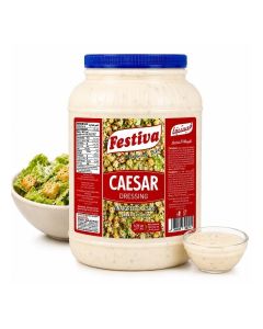 Caesar Dressing 3.78L - Creamy Salad Dressing and Sandwich Spread for Burgers, Wraps and Snacks - Dip and Dressing Sauce