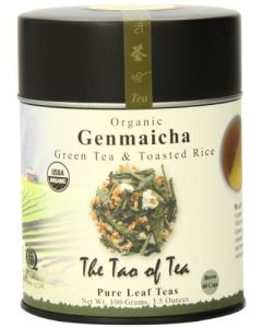 The Tao of Tea Genmaicha Green Tea And Toasted Rice Loose Leaf 35 Ounce Tin