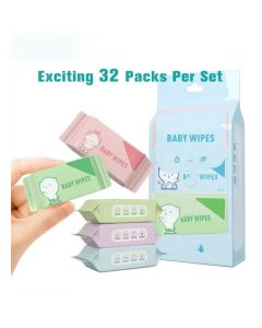 Portable Mini Wet Wipes, Hand & Mouth Cleansing Tissue Paper for Babies, Students, and Children High Quality