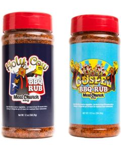 Meat Church BBQ Rub Combo: Holy Cow & Holy Gospel