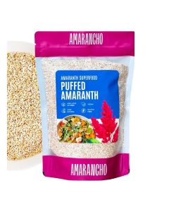 Puffed Amaranth Seeds 180g, Vegan & Gluten Free Superfood, Rich in Fiber and Protein Whole Grain, NonGMO, Halal