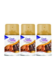 VANILLA Refill - PACK of 3 x 260ml - Automatic Spray Auto Spray Air Freshener for Home Bathroom Toilet Office Neutralizes Bad Odors FRESH SENSE