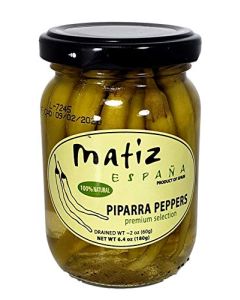 Matiz Piparras Basque Guindilla Peppers 64 oz Spanish Green Pickled Peppers from Spain