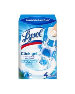 Lysol Click Gel Automatic Toilet Bowl Cleaner Gel Toilet Bowl Cleaner for Cleaning and Refreshing Ocean Fresh 6 Applicators per Pack