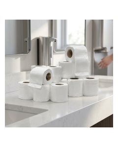 GATOR Toilet Tissue Roll / 2 Ply Toilet Paper Roll / Soft & Absorbent Bathroom Tissue / 125 Sheets / 100 Rolls