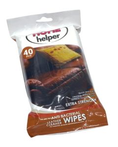 Wet Wipes For Cleaning And Sanitizing Leather And Furniture 40 Wipes