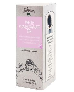 Ashbys Tea White Pomegranate Tea Bags - 25 Count Box