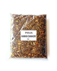 Shri Shyama Hawan Samagri Packet 1 Kilogram Hawan Kit for Diwali Pooja and Other Rituals