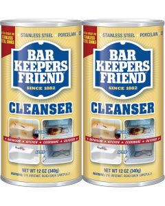 Bar Keepers Friend Cleanser 2-Pack for Kitchen and Bathroom