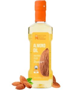 BetterBody Foods Refined Almond Oil, 16.9 oz - Gluten Free Cooking Oil