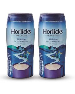 Horlicks Malted Milk Powder 500g (Pack of 2 Jars) - Creamy Malted Flavor