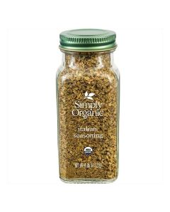 Italian Seasoning, 0.95 Ounce, Organic Herbs, Oregano, Majoram, Thyme, Rosemary, Basil, Sage, Kosher, NonGMO