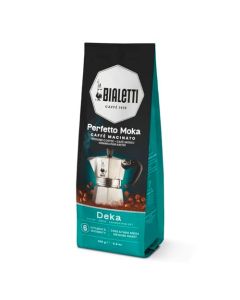 Bialetti Perfetto Moka Deka Medium Roasting Ground Coffee Cereals Aroma 88 Oz 250g Bag with FlavourSaving Valve