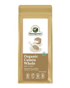 Homegrown Organic Cumin Whole 200g / Premium Jeera Seeds / Aromatic & Flavorful / 100% Pure, Unpolished & Naturally Grown / Ideal for Tadkas, Curries, Seasoning & Daily Cooking