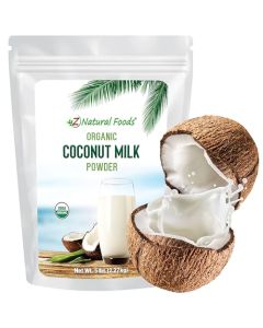 Z Natural Foods Organic Coconut Milk Powder AllNatural Vegan DairyFree Alternative with MCTs Unsweetened Coconut Creamer for Coffee Smoothies GlutenFree NonGMO 5 lbs
