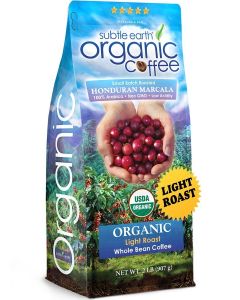2LB Cafe Don Pablo Subtle Earth Organic Gourmet Coffee - Light Roast - Whole Bean Coffee - USDA Certified Organic Arabica Coffee - (2 lb) Bag