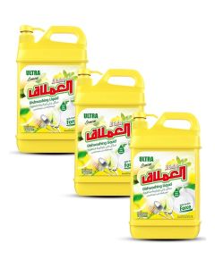 Ultra Dishwashing Liquid Lemon 1800ml pack of 3
