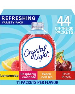Crystal Light Refreshing Variety Pack - 44 On-the-Go Packets