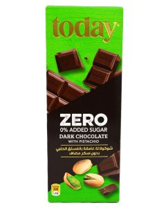 Today Zero Sugar Dark Chocolate Pistachio 60g