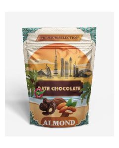 Day Veta Premium Date Chocolate with Almond – Chocolate Covered Dates with Almond Filling – Premium Selection Sweet Snack 400Gm