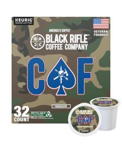 Black Rifle Coffee Company CAF 32 Count Medium Roast K Cups Single Serve K Cups Coffee Pods Kcup Pods Compatible with Keurig 10 20 Made from Arabica Beans