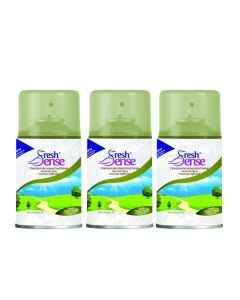 CLEAN AIR Refill - PACK of 3 x 260ml - Automatic Spray Auto Spray Air Freshener for Home Bathroom Toilet Office Neutralizes Bad Odors FRESH SENSE