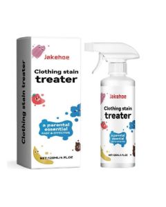 Stain Remover Spray 120ML Stain Treater for Laundry, Laundry Stain Remover Spot Cleaner for Food, Grease, Oil Paint Blood and Pet Stains, Coffee Off From Laundry, Underwear, Fabric (1 Bottle)